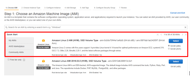 AWS EC2 backup