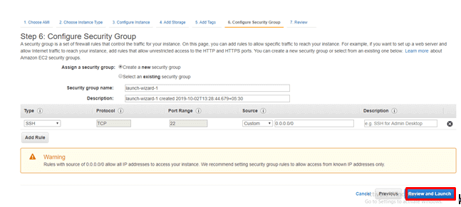 AWS EC2 backup