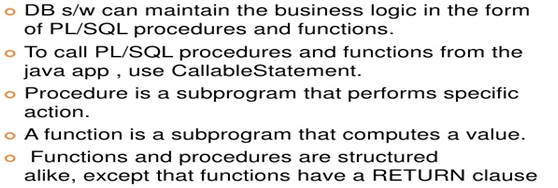 Callable Statement