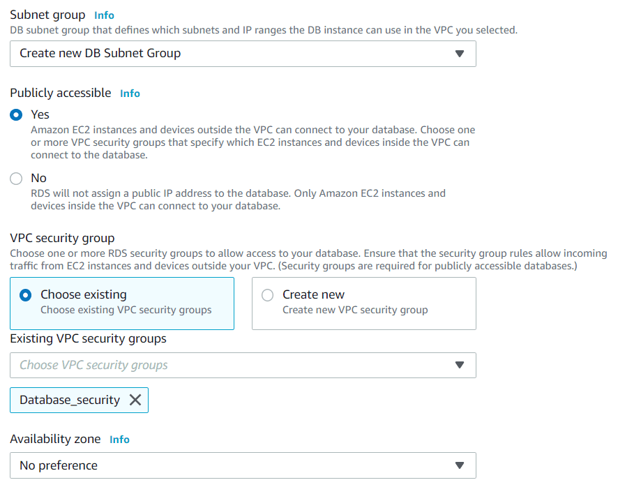 AWS RDS