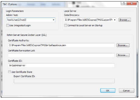 Types of components in Cognos