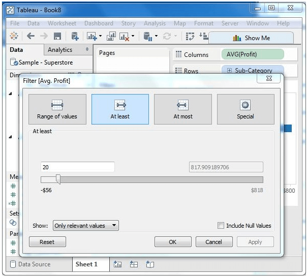 Avg Profit/Tableau Online Tutorial/OnlineITGuru