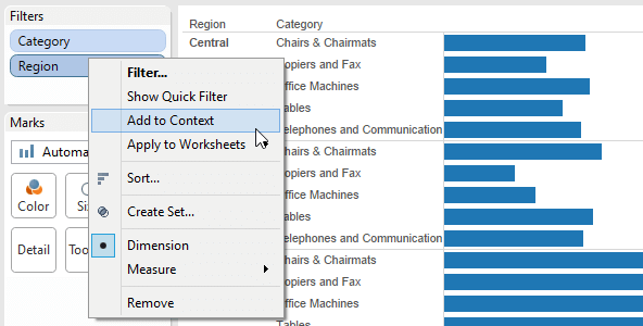 Explain about Types of Filters in Tableau